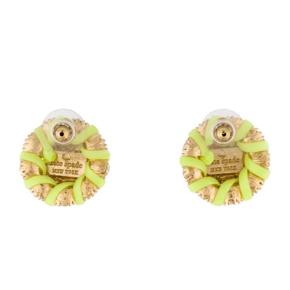Gold-tone Kate Spade New York stud earrings - Picture 4 of 4